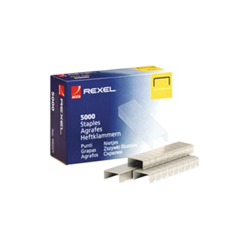 Image of Rexel 18 Staples 8mm [pack 5000]