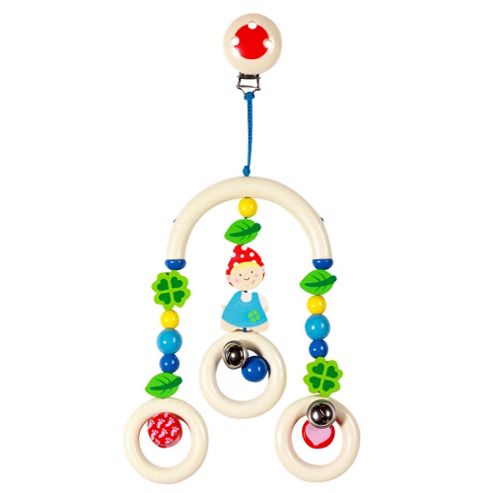Image of Heimess 735370 Wooden Mini Trapeze Clip On Mobile (mr Gnome)