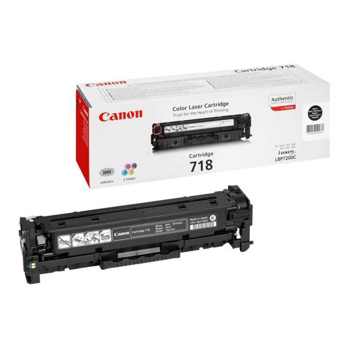 Image of Canon Lbp7200cdn 718vp Tnr Cart Blk Pk2