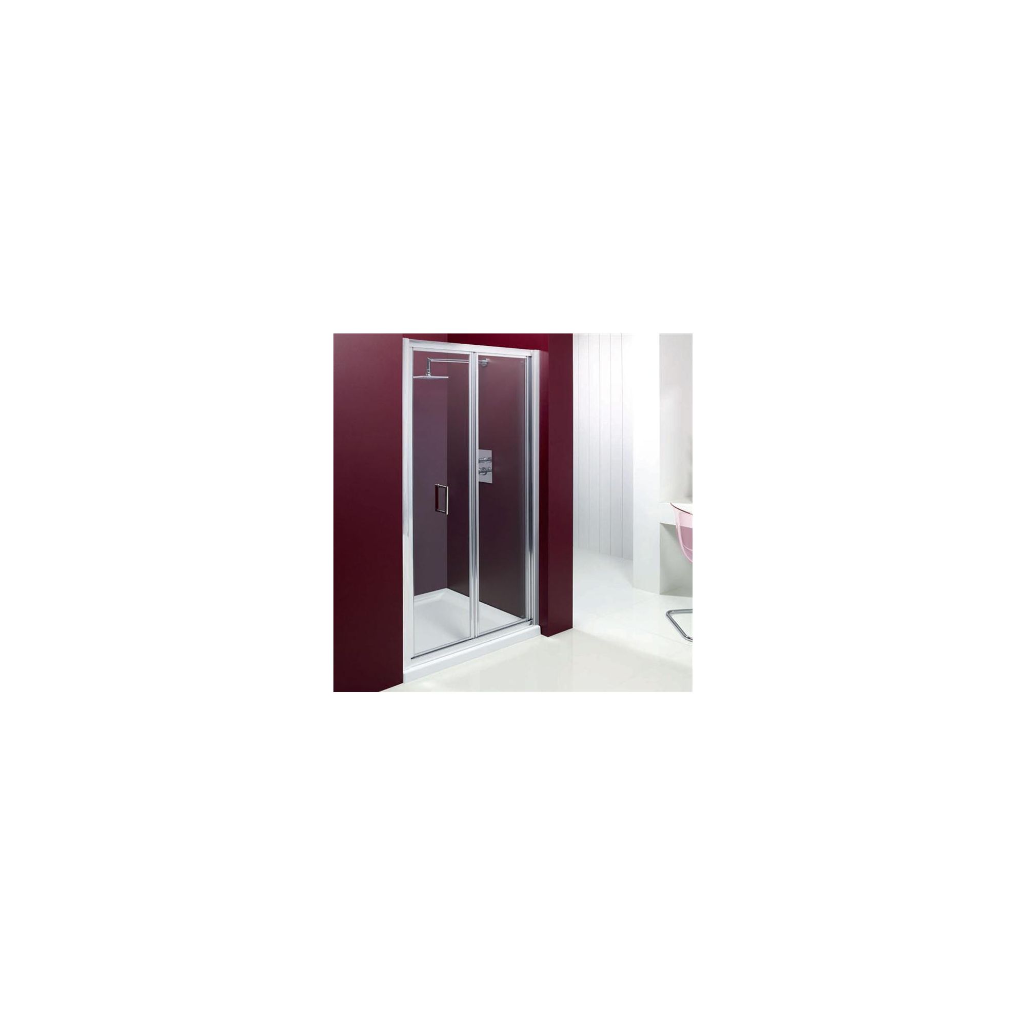 Merlyn Vivid Entree Bi-Fold Shower Door, 900mm Wide, 6mm Glass at Tesco Direct