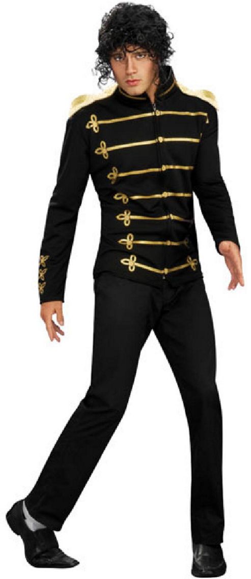Image of Michael Jackson Deluxe Military Jacket - Adult Costume Size: 42-44