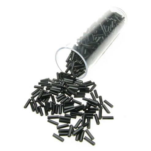 Image of Bugle Bead Black Opaque 30g