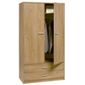 Altruna Frucha Wardrobe in Oak Veneer