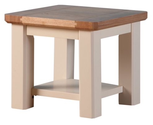 Image of Altruna Rayleigh Lamp Table - Painted Cream