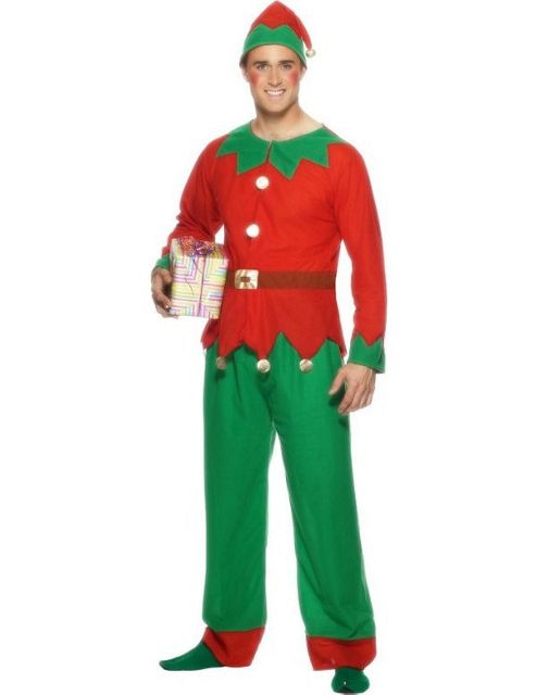 Image of Adult Budget Elf Costume Medium