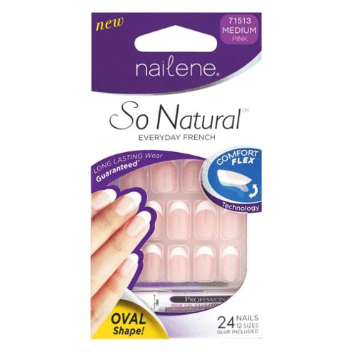 Image of Nailene So Natural Artificial Nails Ovals 71513