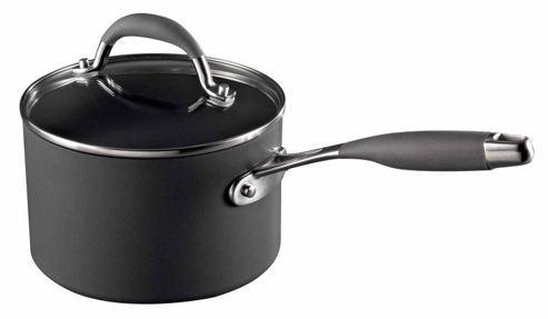 Image of Raymond Blanc 18cm Hard Anodized Aluminium Saucepan