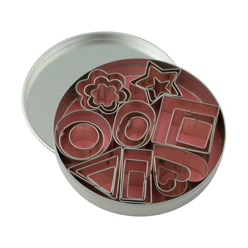 Image of Swift Mini Cookie Cutters, Set Of 24, Geometric Shapes