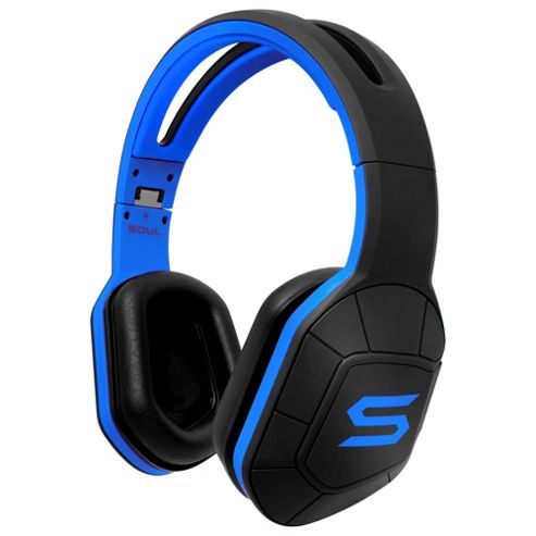 Image of Soul Combat+ Over Ear Headphones Electric Blue