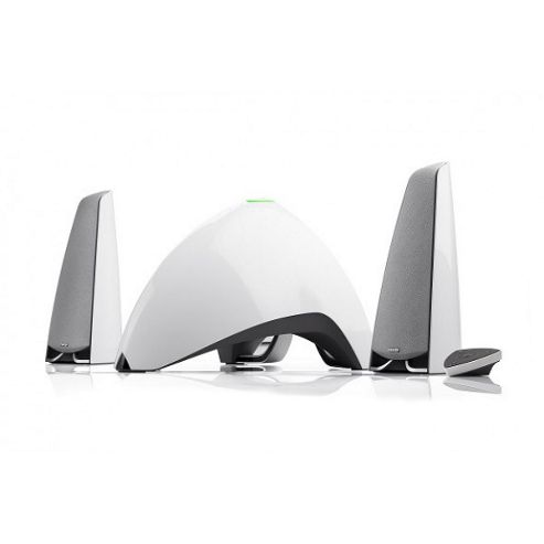 Image of Edifier E3360bt 2.1 Bluetooth Home Audio Speakers - White
