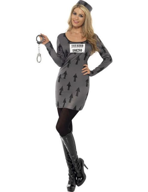 Image of Women's Prisoner Costume Small