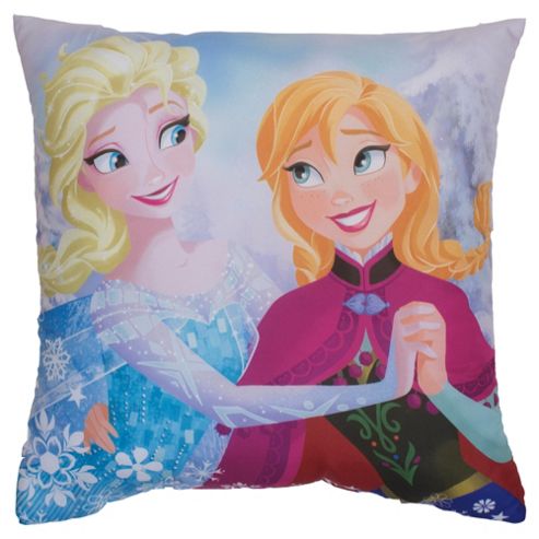 Image of Disney Frozen Anna And Elsa Cushion, Multicoloured