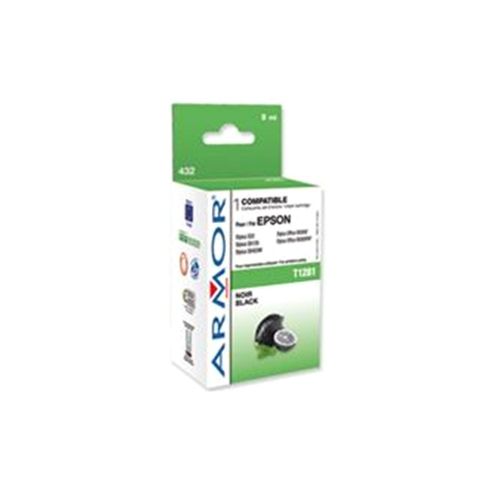 Image of Armor Epson Compatible T12814011 (5.9ml) Black Ink Cartridge