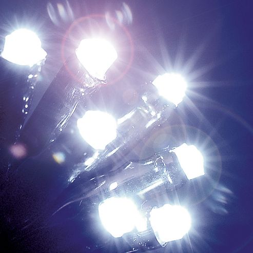 Image of Snowtime 240 Led Chaser Lights - Ice White