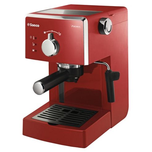Image of Philips Saeco Hd8323/98 Coffee Machine - Red