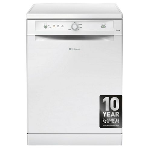 Image of Hotpoint Fdyb11011p Fullsize Dishwasher, A Energy Rating, White