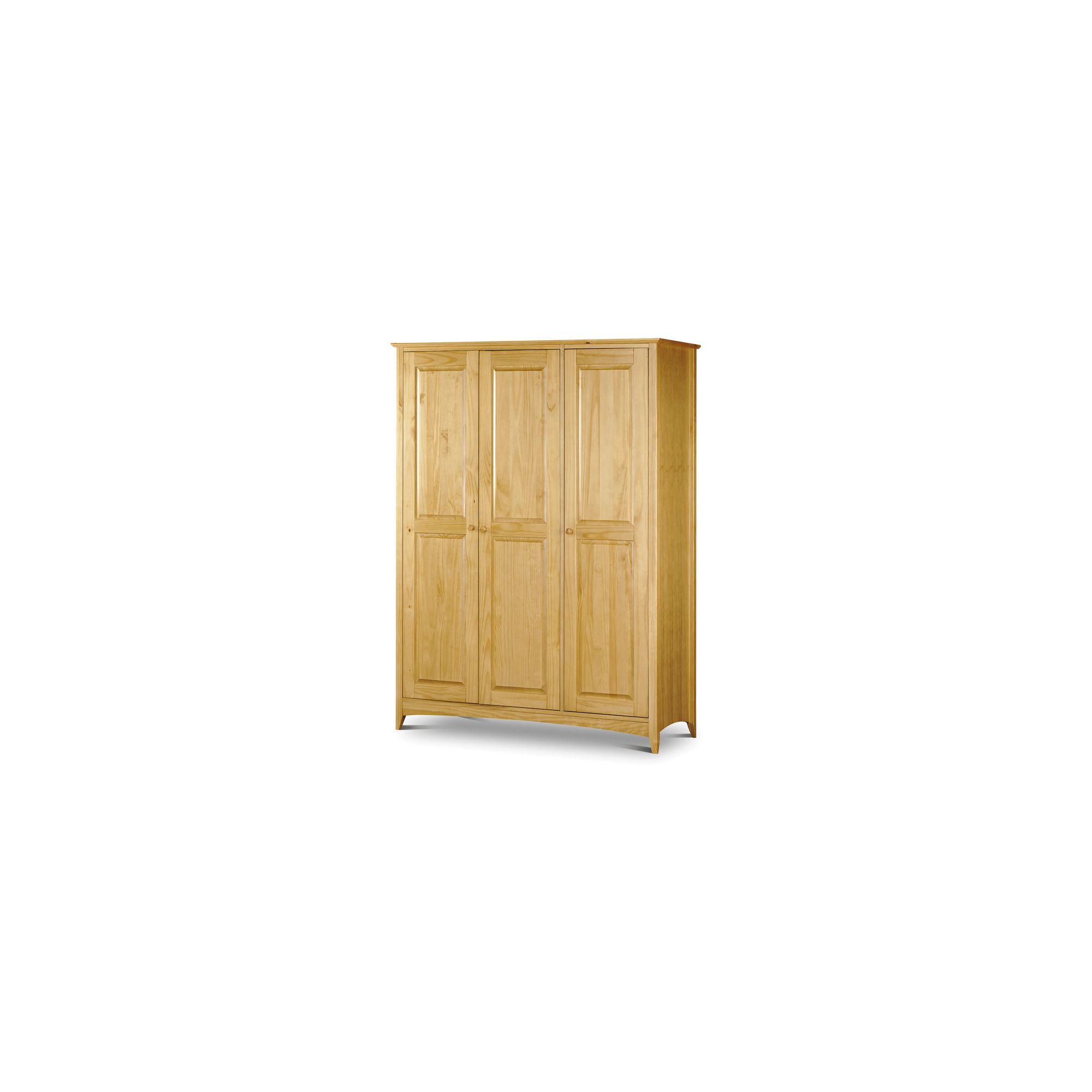 Julian Bowen Kendal 3 Door Wardrobe in Solid Pine at Tesco Direct