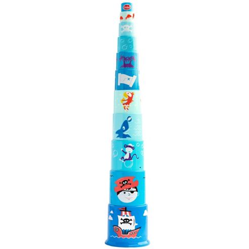 Image of Gowi Toys 453-38 Pirate Pyramid Stacker