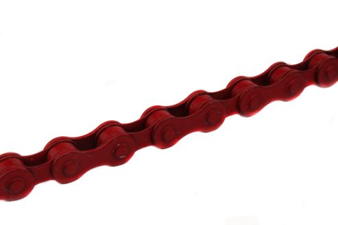 Image of Clarks Bmx / Fixed Chain 1/2" X 1/8" X 112 Link Red