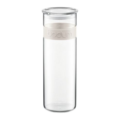 Image of Bodum Presso Glass Storage Jar 1.9 Ltr /64 Oz-off White