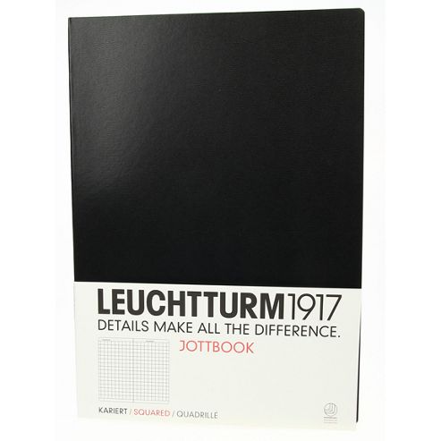 Image of Leuchtturm 1917 Black Jotter A4 Squared
