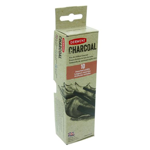 Image of Derwent Charcoal Sticks Assorted Widths