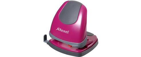 Image of Rexel Easy Touch 230 2-hole Punch Pink 2102640