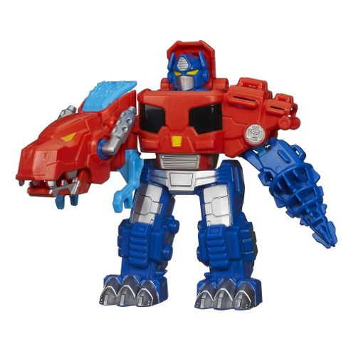 Image of Playskool Heroes Transformers Rescue Bots Optimus Prime Dino Figure