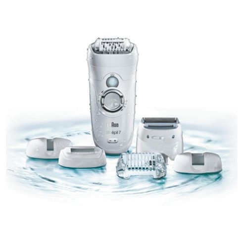 Image of Braun Silk---pil 7 7569 Wet & Dry Cordless Epilator & Facial Exfoliation
