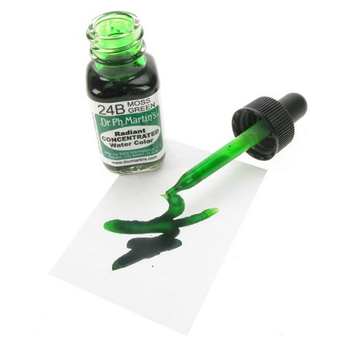 Image of Dr. Ph. Martin's Radiant Concentrated Watercolours - Moss Green