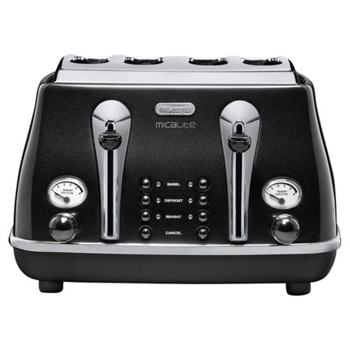 Image of Delonghi Micalite Toaster Black