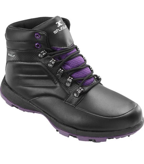 Image of Stuburt Ladies Terrain Winter Golf Boots (ladies) In 5 Black & Mulberry