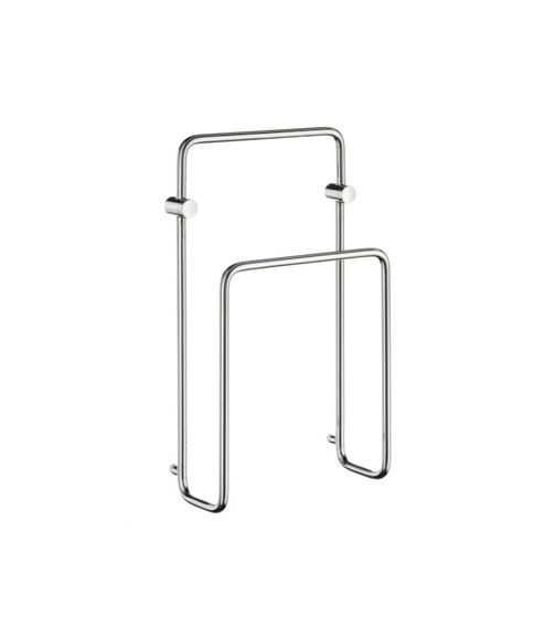 Image of Smedbo Sideline Newspaper Stand In Chrome