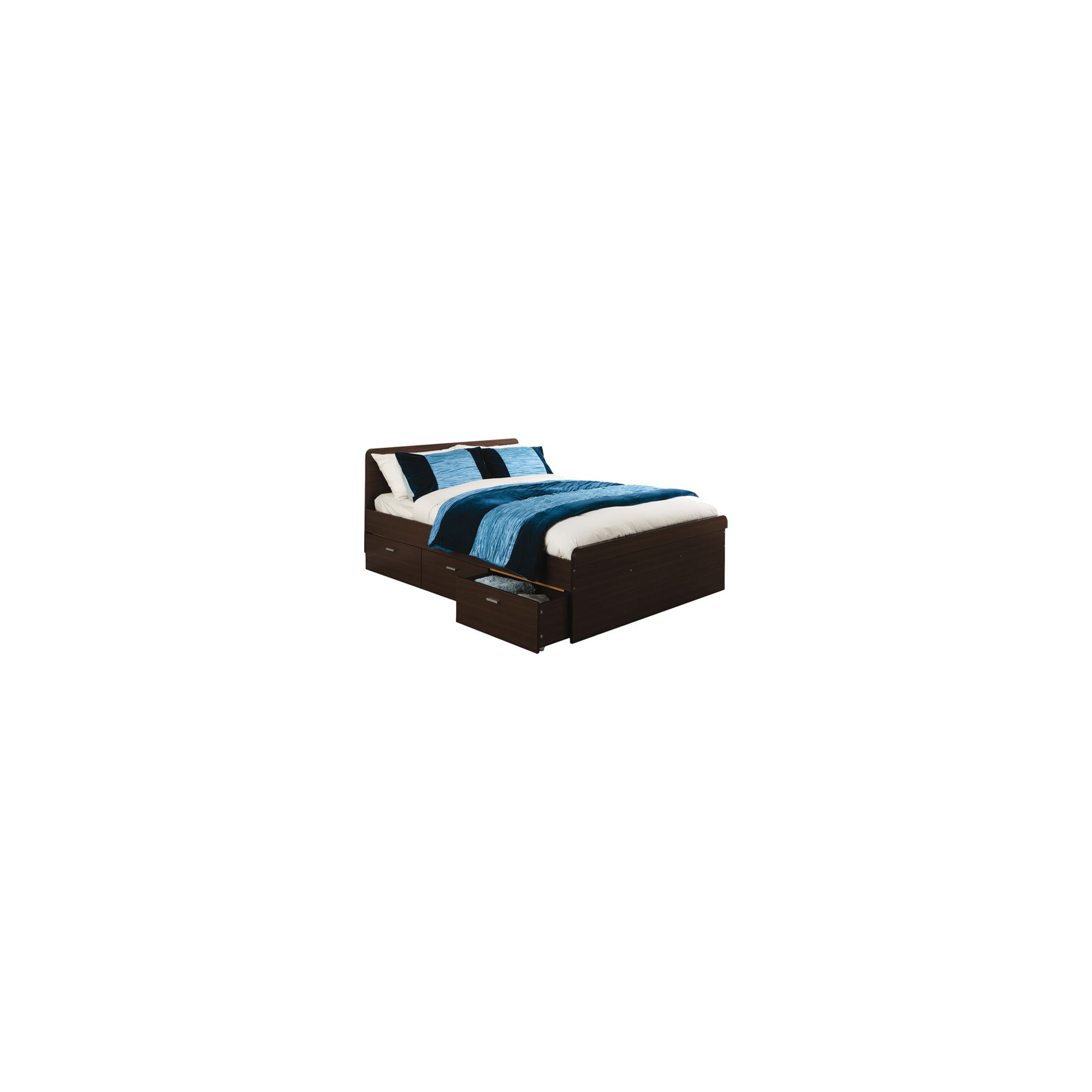 Elements Forest Bed - Double - Walnut at Tesco Direct