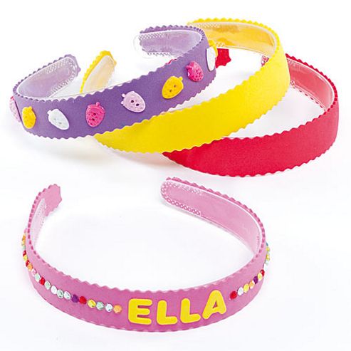 Image of Foam Hairbands (pack Of 5)