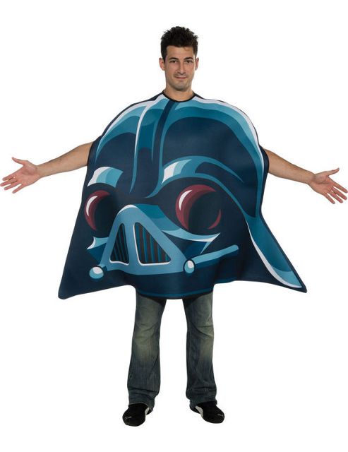 Image of Rubies Fancy Dress - Angry Birds Star Wars - Darth Vader Costume Adult One Size