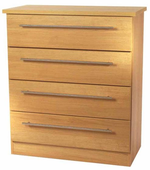 Image of Welcome Furniture Sherwood 4 Drawer Chest - Maple