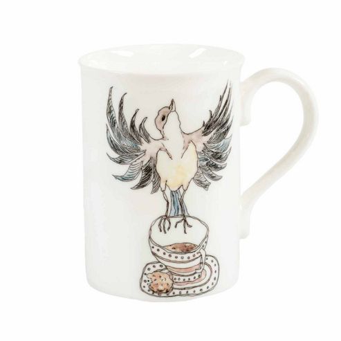Image of Mellor Ware Bird Wings Spread Design Mug