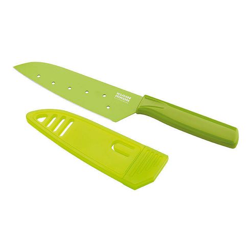 Image of Kuhn Rikon Colori 13cm Santoku Knife - Green