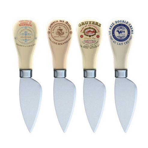 Image of Gourmet Cheese Set Of 4 Cheese Knives