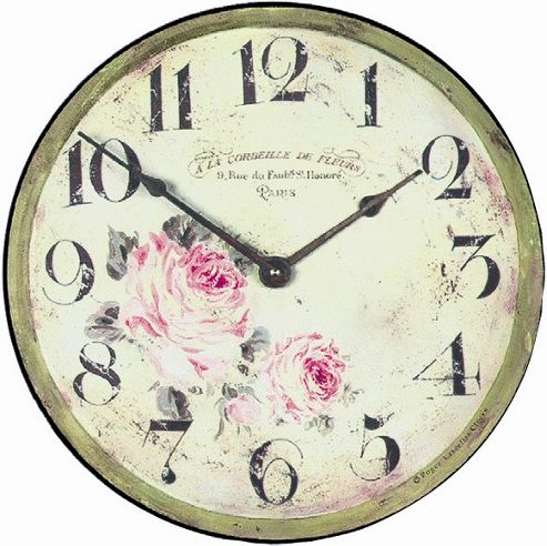 Image of Roger Lascelles Clocks Florist Shop Pub Wall Clock