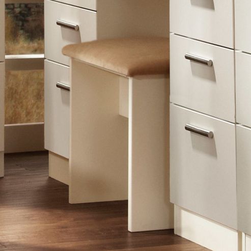 Image of Welcome Furniture Contrast Stool - Vanilla