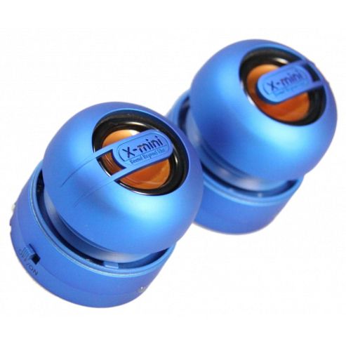 Image of Max Duo Portable Rechargeable Capsule Speakers - Blue