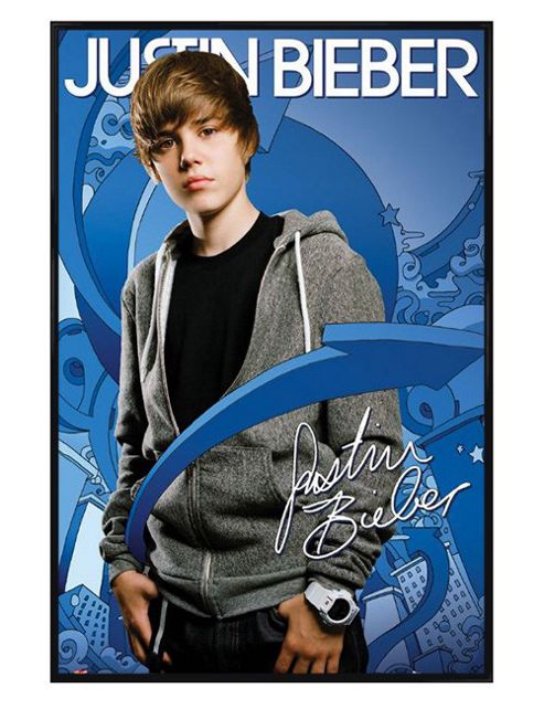 Image of Justin Bieber Gloss Black Framed Arrows Poster