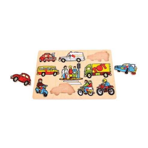 Image of Bigjigs Toys Bj097 Transport Lift Out Puzzle