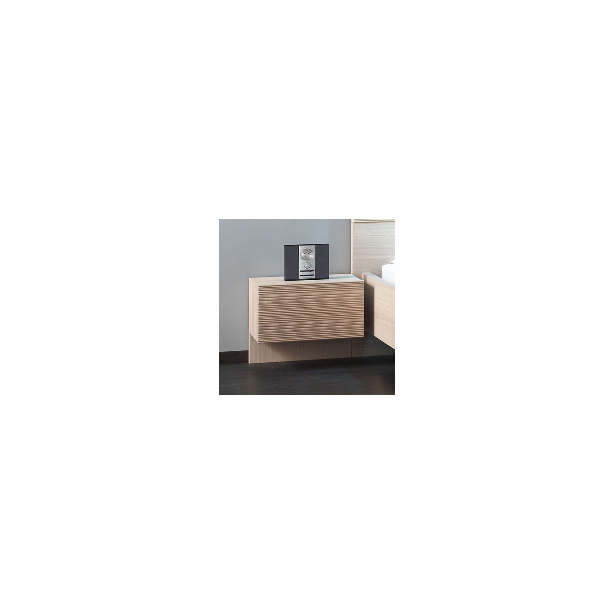 Sleepline Diva Bedside Table - White Mat Lacquered at Tesco Direct