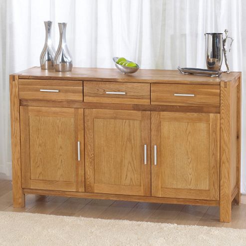 Image of Mark Harris Furniture Verona Oak Sideboard - Large