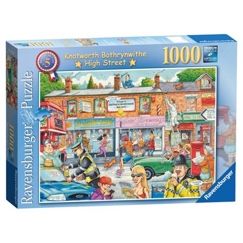Image of Ravensburger Best Of British - Knotworth Bothrynwithe High Street, 1000 Piece Puzzle