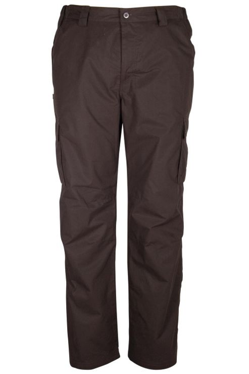 Image of Trek Mens Winter Lightweight Quick Drying Sporty Hiking Walking Short Trousers - Brown