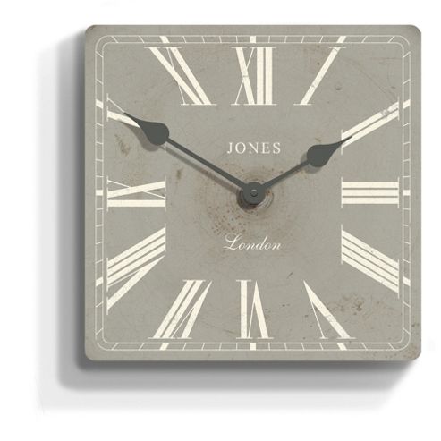 Image of Jones & Co Cotswolds Clock, Grey